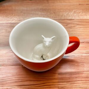 Creature Cups Coffee Mug Fox Orange